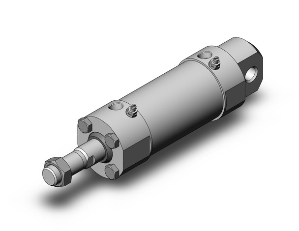 <h2>C(D)G5-S, Stainless Steel Cylinder, Double Acting, Single Rod</h2><p><h3>SMC s CG5-S series is a stainless steel cylinder, perfect for use in wash down applications such as food processing machinery requiring intense cleaning.  The use of non-toxic additives allows confident use in equipment for foods, beverages and medical products, etc.  The CG5-S can be disassembled, allowing replacement of seals, which promotes an extended service life.  SMC provides plugs for unused mounting threads to prevent residue build-up in the threads.  The use of stainless steel (SUS304) on external metal parts provides improved corrosion resistance in environments with exposure to water. </h3>- Double acting, single rod CG5-S cylinder<br>- All stainless steel external parts<br>- Special scraper prevents water from entering cylinder<br>- Bore sizes (mm): 20, 25, 32, 40, 50, 63, 80 and 100<br>- Auto switch capable<br>- <p><a href="https://content2.smcetech.com/pdf/CG5.pdf" target="_blank">Series Catalog</a>