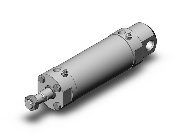 <h2>C(D)G5-S, Stainless Steel Cylinder, Double Acting, Single Rod</h2><p><h3>SMC s CG5-S series is a stainless steel cylinder, perfect for use in wash down applications such as food processing machinery requiring intense cleaning.  The use of non-toxic additives allows confident use in equipment for foods, beverages and medical products, etc.  The CG5-S can be disassembled, allowing replacement of seals, which promotes an extended service life.  SMC provides plugs for unused mounting threads to prevent residue build-up in the threads.  The use of stainless steel (SUS304) on external metal parts provides improved corrosion resistance in environments with exposure to water. </h3>- Double acting, single rod CG5-S cylinder<br>- All stainless steel external parts<br>- Special scraper prevents water from entering cylinder<br>- Bore sizes (mm): 20, 25, 32, 40, 50, 63, 80 and 100<br>- Auto switch capable<br>- <p><a href="https://content2.smcetech.com/pdf/CG5.pdf" target="_blank">Series Catalog</a>