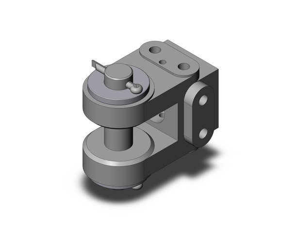 <h2>CLK2, Accessory, Knuckle Joints</h2><p><h3>SMC s CLK2 series is a perfect choice for holding applications in either a clamped or unclamped state.  CLK2 cylinders have a compact lock mechanism which minimizes the extension of the length dimension (2mm shorter), while maintaining the mounting interchangeability with the CLK1 existing product line.  The CLK2 is capable of being locked at any position within the entire stroke.  A dedicated solenoid valve is not required for unlocking, thus reducing the initial costs and replacement of the existing equipment.</h3>- Accessory: Single and double knuckle joints<br>- Bore sizes: 32mm, 40mm, 50mm, 63mm<br>- Rod end bracket: M6 with tip or M6 without tap<p><a href="https://content2.smcetech.com/pdf/CLK2.pdf" target="_blank">Series Catalog</a>