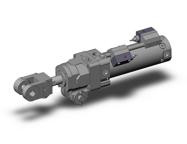 SMC CLK2PA40-75Y-B-P74SE clamp cylinder w/lock clkq, clk2 cyl, clamp w/lck,mag resist sw