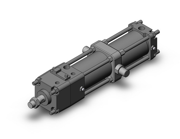SMC CLA2T80TN-250-D tie rod cylinder w/lock fine lock cylinder