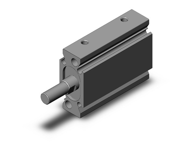 <h2>CQU Compact Cylinder, Plate Type, Double Acting, Single Rod</h2><p><h3>The CQU series was designed to be a lightweight, compact plate type cylinder.  The series is available in bore sizes 20mm, 25mm, 32mm, and 40mm.  Auto switches can be mounted without removing mounting brackets.  It is possible to mount a small auto switch in 4 directions.  CQU mountings include through hole/double end tapped (standard), a vertical foot bracket, horizontal foot bracket, and double clevis.</h3>- Light and compact.<br>- Size: 20, 25, 32, 40.<br>- Stroke: 5 to 100 mm.<br>- Auto switch can be mounted without removing a support bracket.<br>- <p><a href="https://content2.smcetech.com/pdf/CQU.pdf" target="_blank">Series Catalog</a>