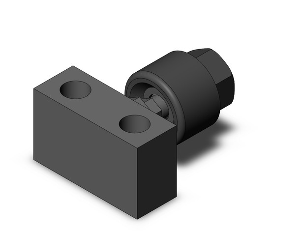 <h2>JA, Floating Joint, Standard</h2><p><h3>The floating joint series JA (standard) and JAH (heavy duty), can absorb any  off-centering  or  loss of parallel accuracy  between the cylinder and the driven body. Because of this, centering is unnecessary, installation time is drastically reduced, and a high level of machining accuracy is unnecessary.<br>- </h3>- Standard type floating joint<br>- Mountings: basic, flange, foot<br>- Eleven model options available<br>- Centering is unnecessary<br>- Rotation angle:  5 <br>- <p><a href="https://content2.smcetech.com/pdf/JA.pdf" target="_blank">Series Catalog</a>