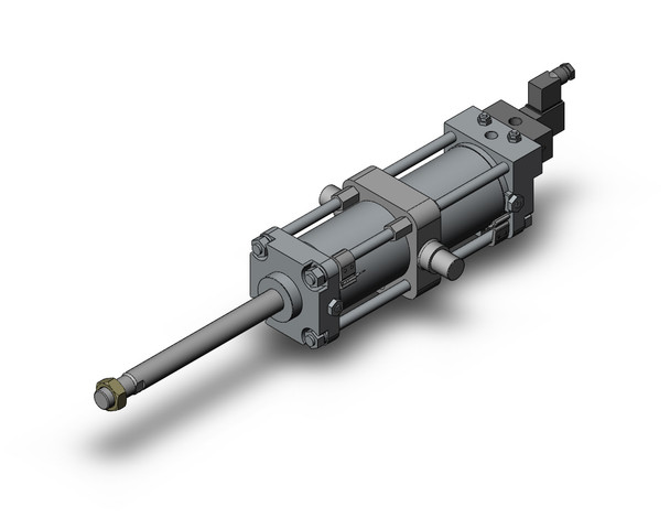 SMC CDV3TN80-200-M9BZ-5D-B tie rod cylinder w/valve cyl, w/valve