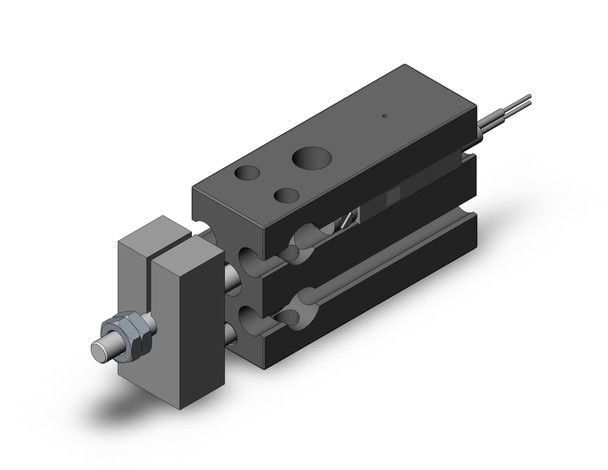 SMC CDUK6-5T-A93S compact cylinder cyl, free mount, non-rotating