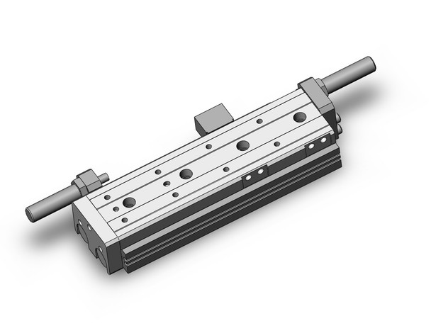 SMC MXQR20-100J Cyl, Air Slide Table, Reversible Type