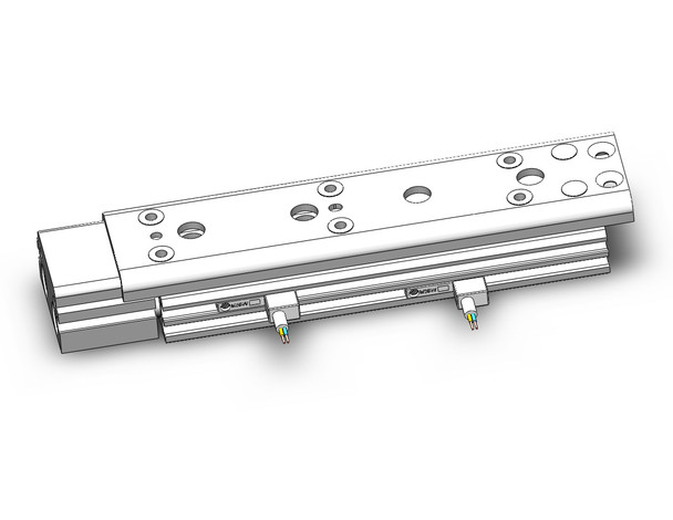 SMC MXQ8C-50Z1-M9BWVM Cylinder, Slide Table, With Auto Switch