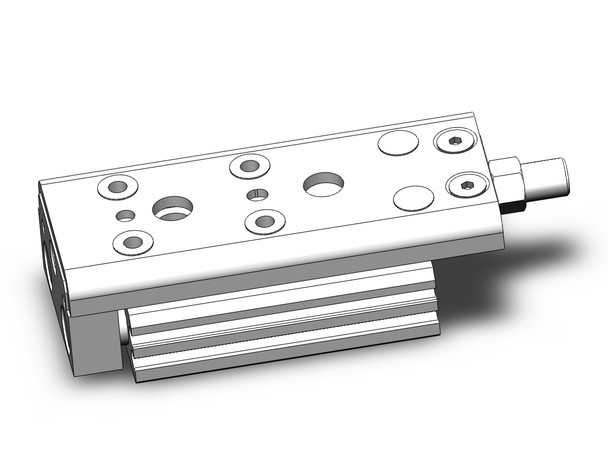 SMC MXQ12C-20ZL Guided Cylinder