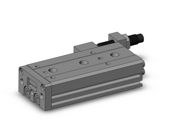 <h2>MXS, Precision Slide Table (Cross Roller Bearings) - Standard Type</h2><p><h3>The MXS is a precision slide table integrated with guides and rails combined with cross roller bearings to isolate the load bearing from the movement of the dual rods and piston seals. Rubber bumpers or shock absorbers stop the slide table and can be paired with a stroke adjuster for precise positioning; available for extend, retract, or both ends in ranges of 0-5 mm, 0-15 mm and 0-25 mm. The end lock option prevents the slide table from dropping in vertical applications, enhancing safety in the event of air pressure loss.<br>- </h3>- Bore sizes: 6, 8, 12, 16, 20, 25 mm<br>- Rubber bumper with stroke adjuster<br>- Shock absorber option<br>- End lock option in the event of air pressure loss<br>- PTFE grease or food grade grease option<br>- RoHS compliant<br>- Auto switch capable<br>- <p><a href="https://content2.smcetech.com/pdf/MXS.pdf" target="_blank">Series Catalog</a>