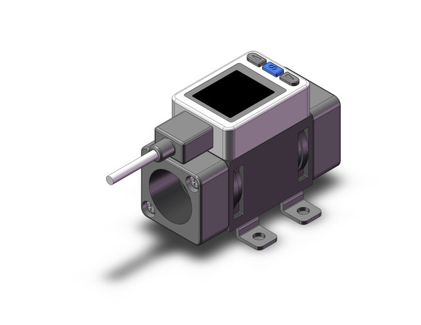 SMC PFMB7501-N04-FW-RA 2-Color Digital Flow Switch For Air