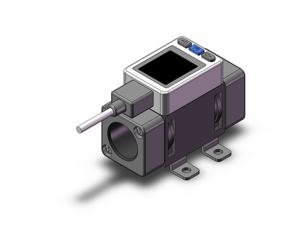 SMC PFMB7501-F04-BW-MR 2-Color Digital Flow Switch For Air