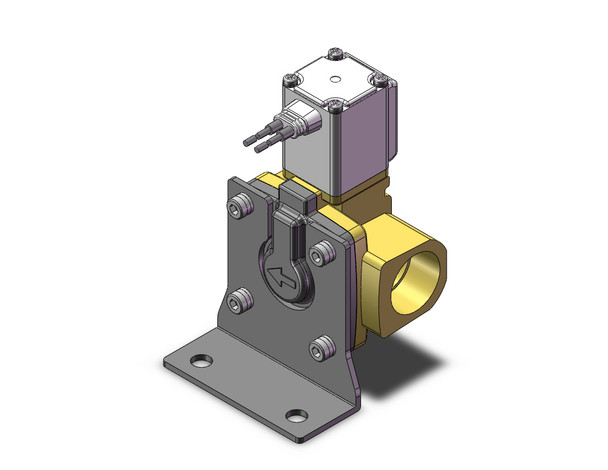 SMC VXD252LAXB Pilot Op 2 Port Solenoid Valve (N.C.)