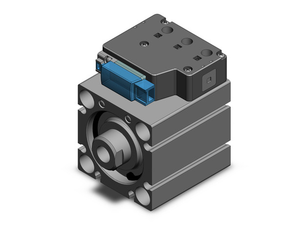 SMC CVQB32-15-5MOZ compact cylinder w/valve compact cylinder with solenoid valve