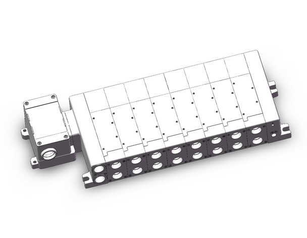 SMC VV5QC51-0804TTD0 Vqc5000 Valve Manifold