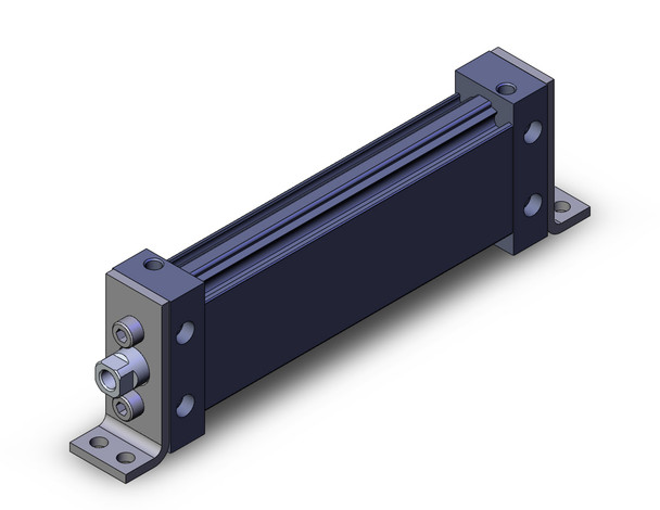 SMC MUL25-100DZ Cyl, Compact, Plate