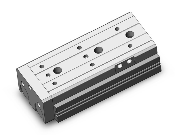 SMC MXQR25-75 guided cylinder cyl, air slide table, reversible type