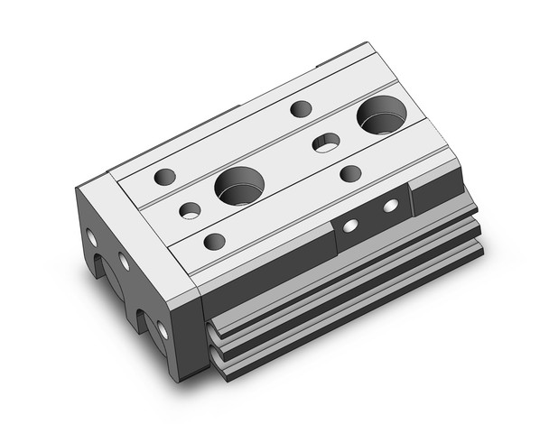 SMC MXQR6-10 Cyl, Air Slide Table, Reversible Type