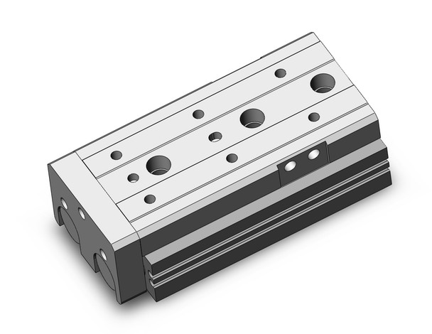 SMC MXQR20-50 Cyl, Air Slide Table, Reversible Type