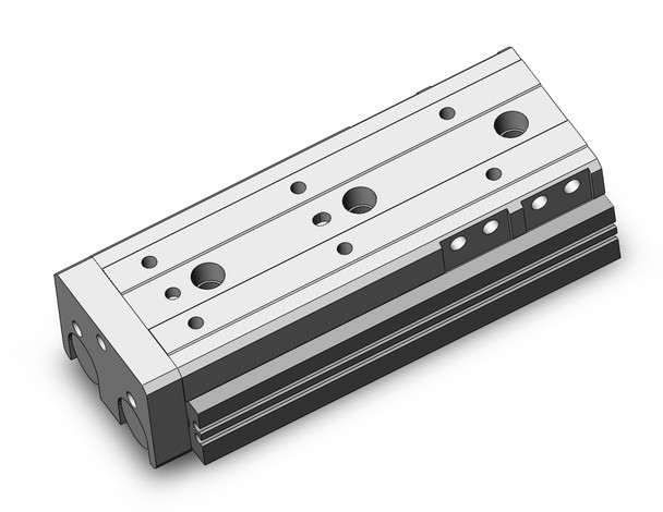 SMC MXQR20-75 Cyl, Air Slide Table, Reversible Type