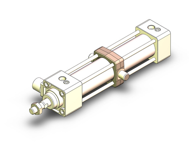 SMC MBBT32-125-RL Cylinder, Mb, Tie Rod, With End Lock