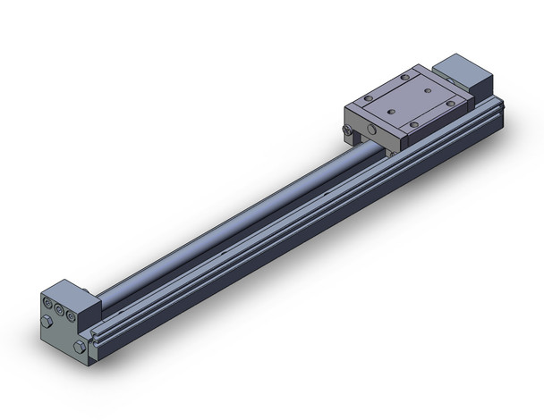 <h2>MXY, Long Stroke Precision Slide Table (Recirculating Bearings) - Magnetically Coupled</h2><p><h3>The MXY is a long stroke precision slide table, light weight in design that provides constant rigidity throughout the entire stroke, up to 400 mm. It is integrated with hardened stainless steel guides and rails to isolate the load bearing from the movement of the piston rod and seals. The stroke adjuster does not protrude from the slide table s mounting surface for a compact footprint.<br>- </h3>- Bore sizes: 6, 8, 12 mm<br>- Stroke adjuster options: rubber, metal stopper or shock absorber<br>- PTFE grease or food grade grease option<br>- RoHS compliant<br>- Auto switch capable<br>- <p><a href="https://content2.smcetech.com/pdf/MXY.pdf" target="_blank">Series Catalog</a>