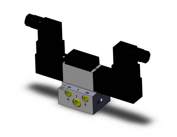 SMC VFR2410-5DZA-B02N Valve Dbl Non Plugin Base Mt