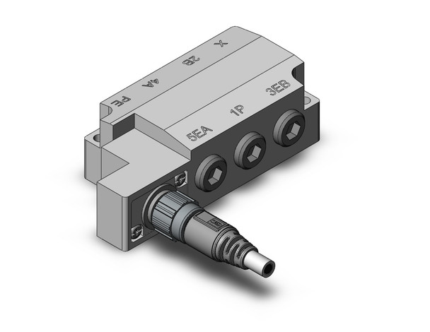 SMC SY50M-27-1-W2-B02 Sub Plate Assembly