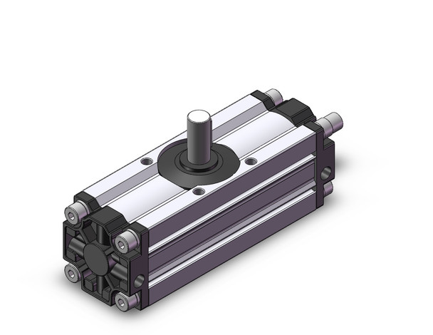 <h2>C(D)RA1**U-Z, Rotary Actuator, Rack &amp; Pinion, Angle Adjustable</h2><p><h3>The CRA1-Z rack and pinion actuator offers compact auto switches which can be mounted from the front with width reduction by 14mm.  Bore sizes on standard model are 30, 50, 63, 80, and 100mm.  The angle adjustable type, CRA1**U-Z, has been added to the line in bore sizes 50, 63, 80 and 100. Units may be ordered auto-switch capable and with replaceable cushions.  Many variations of the shaft types are available.   </h3>- Angle adjustable type<br>- Compact auto switches mountable on 2 surfaces<br>- Size 50, 63, 80, 100<br>- Rc, G, NPT or NPTF ports<p><a href="https://content2.smcetech.com/pdf/CRA1_Z_New.pdf" target="_blank">Series Catalog</a>