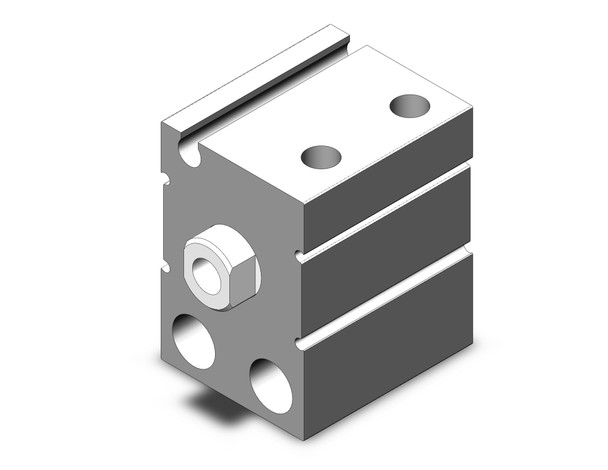 SMC CUJS20-10S compact cylinder cyl, free mount, sgl acting