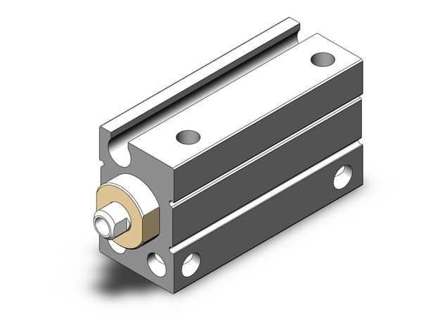 SMC CUJB6-20D compact cylinder cyl, free mount, dbl acting