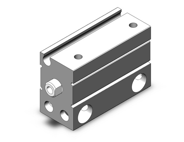 SMC CDUJB12-20D compact cylinder cyl, free mount, dbl acting