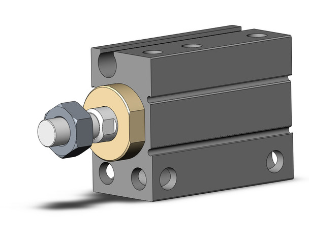 SMC 10-CDUJB8-4DM compact cylinder cyl, free mount, dbl acting