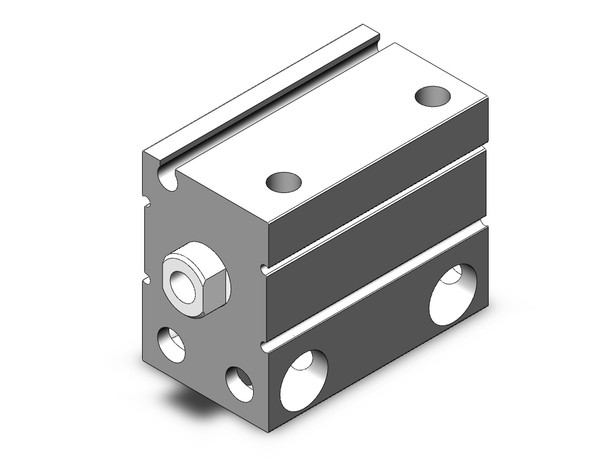 SMC CDUJB20-20D compact cylinder cyl, free mount, dbl acting