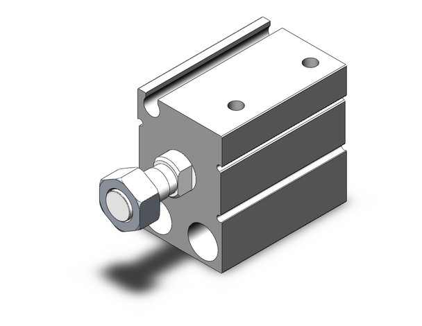 SMC CUJS16-15DM compact cylinder cyl, free mount, dbl acting