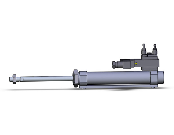 SMC CVM5B25F-100B-12DZ Round Body Cylinder W/Valve