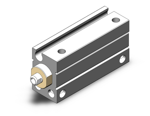 SMC CUJB6-25D compact cylinder cyl, free mount, dbl acting