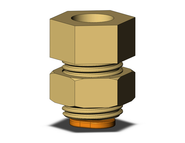 SMC KQ2E05-34A1 Fitting, Bulkhead Connector Pack of 10