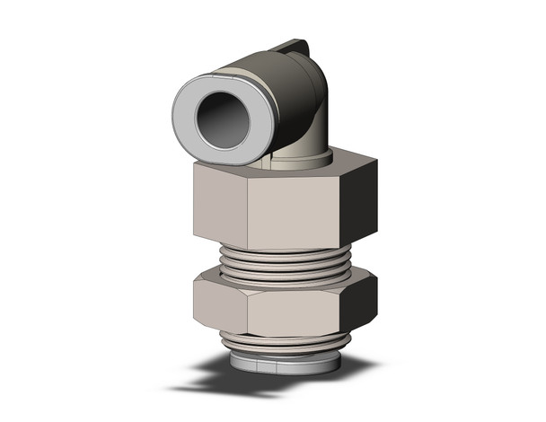 SMC KQ2LE06-00N1 Fitting, Bulkhead Male Elbow Pack of 10