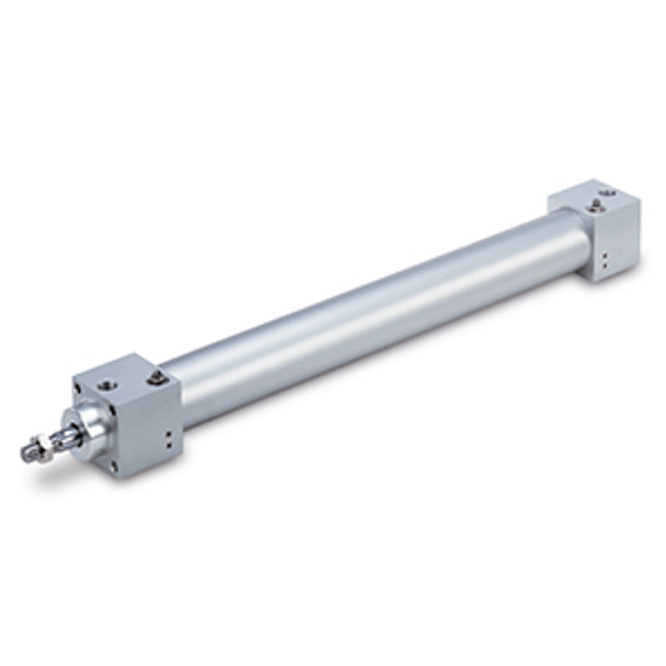 <h2>RHC, High Power Cylinder, Double Acting, Single Rod</h2><p><h3>High speed or high load cylinder applications frequently require additional speed and flow control devices to control the stopping of the load. SMC s RHC series features a longer cushion design which is capable of stopping heavy or high speed loads while maintaining the simplicity of a standard air cushion cylinder. This enhanced cushion allows the kinetic distance, which results in the ability to absorb up to 23.8 ft-lb of energy and operate reliably at speeds up to 118 in/sec. Even with the improved performance of the RHC, cushion adjustment remains as simple as adjusting the cushion needle valve. </h3>- <p><a href="https://content2.smcetech.com/pdf/RHC.pdf" target="_blank">Series Catalog</a>