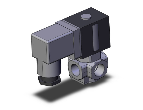 SMC VX3134-02-1DLR1 Direct Op 3 Port Solenoid Valve, Com