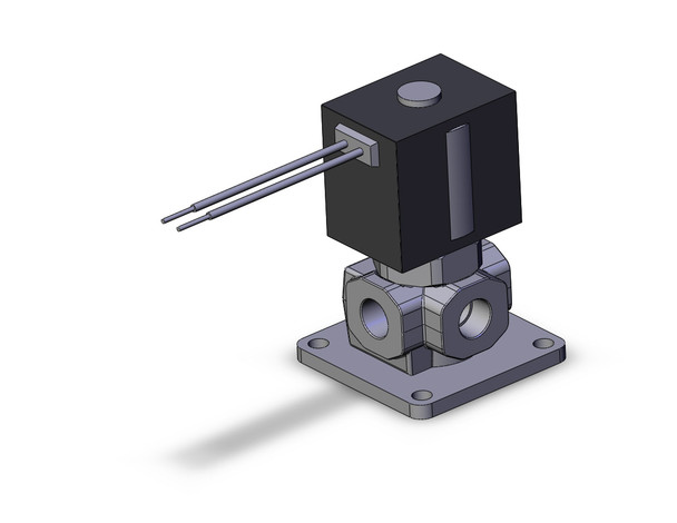 SMC VX3120-01F-6G1-B Direct Op 3 Port Solenoid Valve, N.C.