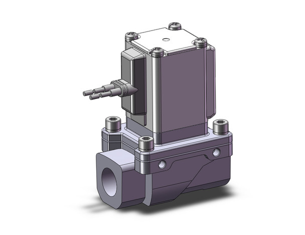 SMC VXZ240GF Pilot Op 2 Port Solenoid Valve, (N.C.)