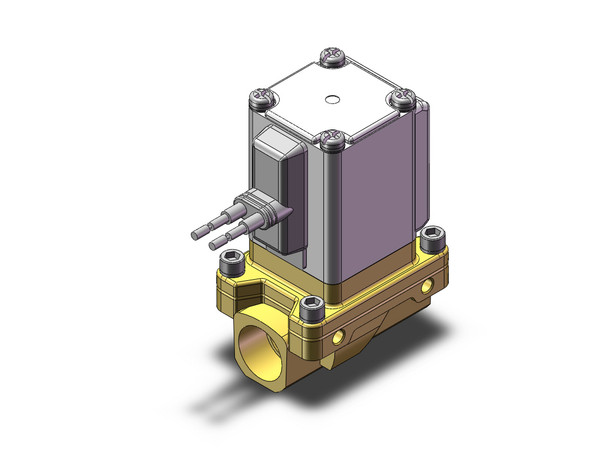 SMC VXZ232BZ1CB Pilot Op 2 Port Solenoid Valve, (N.C.)