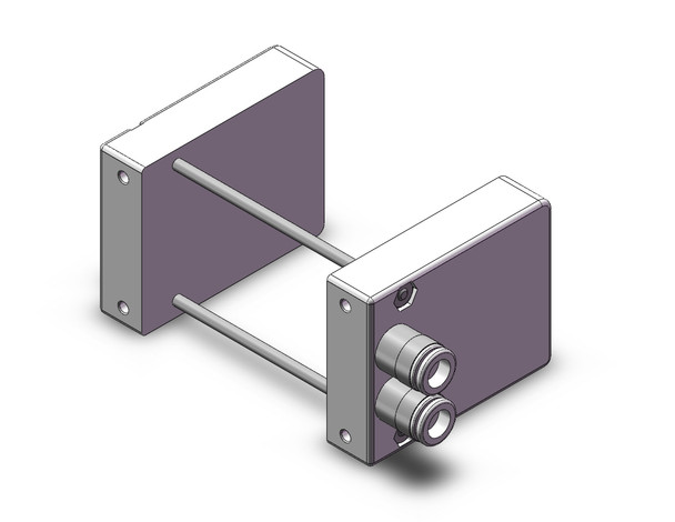 SMC VV100-10FAD2-05U2-C6 Plug-In Connector Type Mfld