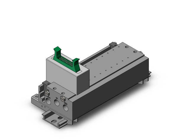 SMC SS5Y3-52PG1-S09B-00FD Plug-In Metal Base