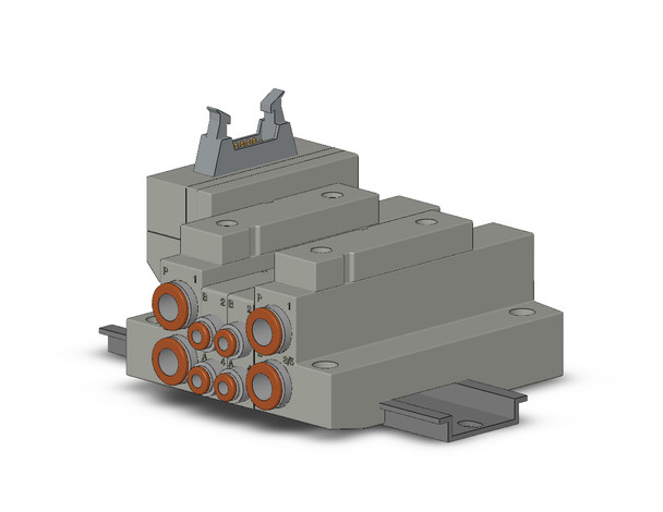 SMC SS5V1-16PHD1-02B-N3 5 Port Solenoid Valve Manifold