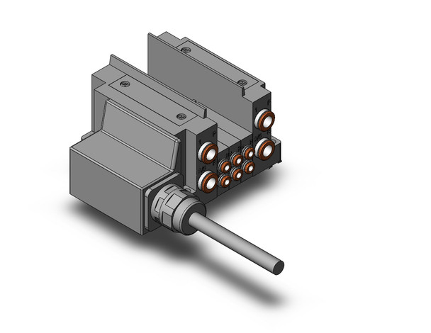 SMC SS5Y3-10L33-03B-C4D0 Ss5Y3 3 Sta Manifold Base