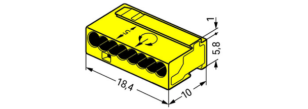 Wago 243-508 Pack of 50