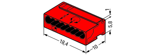 Wago 243-808 Pack of 50