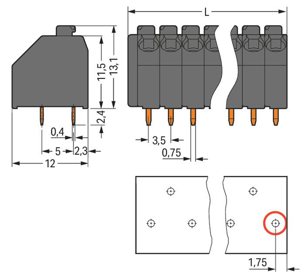 Wago 250-202/353-604 Pack of 140